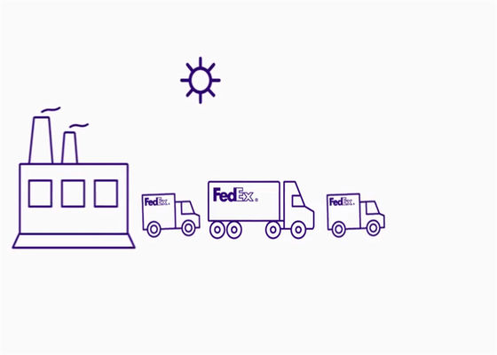 Fedex DHL UPS DDP International Shipping DDP DDU Layanan Jenis Perdagangan tepat waktu