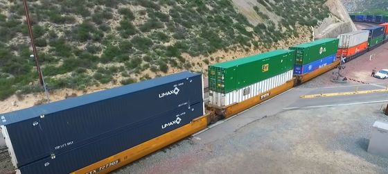 DDU International Cargo Pengiriman China ke Turki Meksiko Container Pengiriman Di Kereta Api